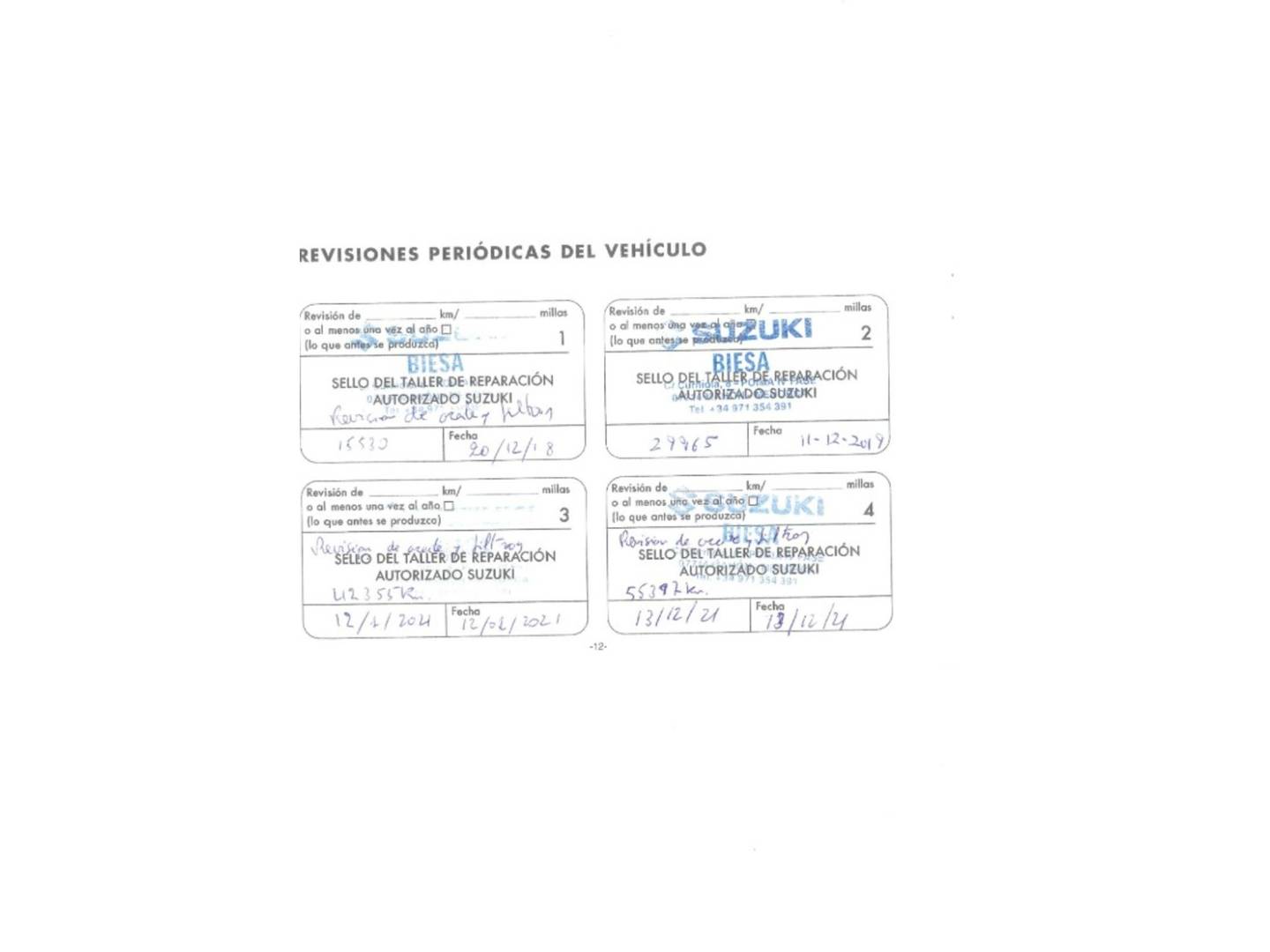 Foto del mantenimiento del Suzuki Vitara Suzuki Vitara 1.6 VVT GLE (120 CV)