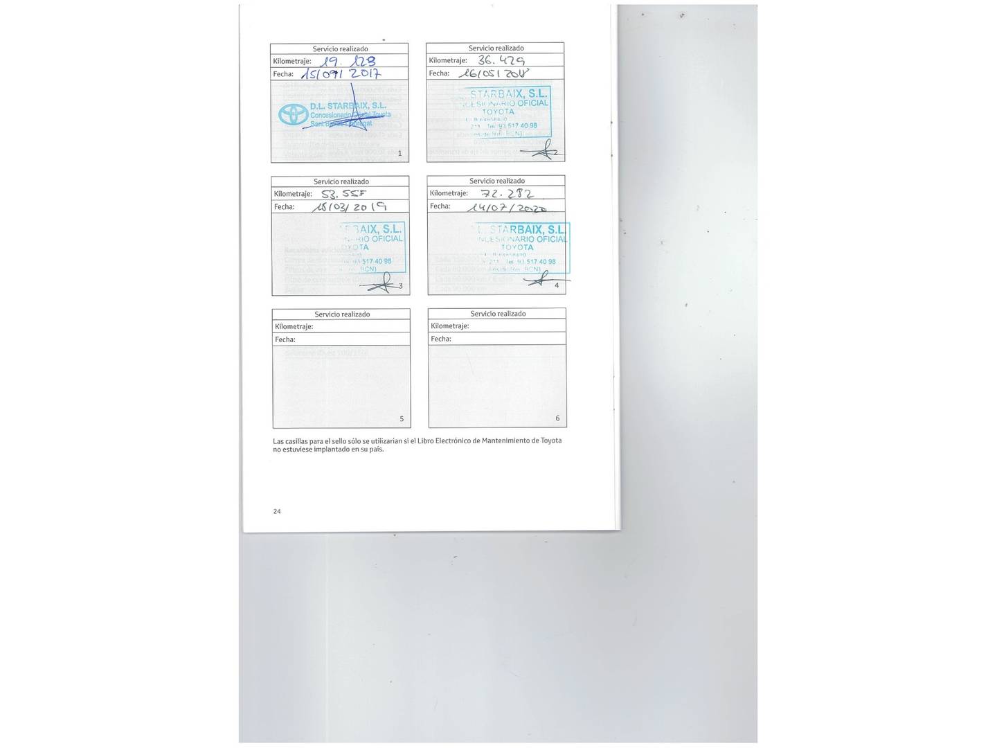 Foto del mantenimiento del Toyota C-HR Toyota C-HR 1.8 125H Launch Edition (122 CV)