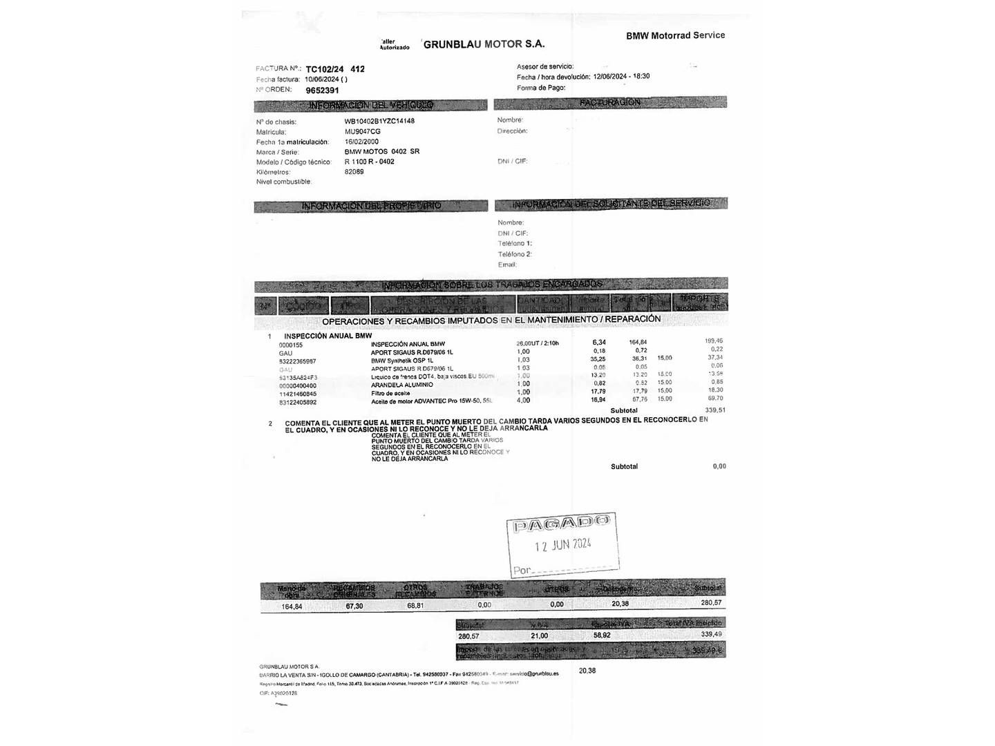 Foto BMW Motorrad R 1100 R BMW Motorrad R 1100 R (90 CV)