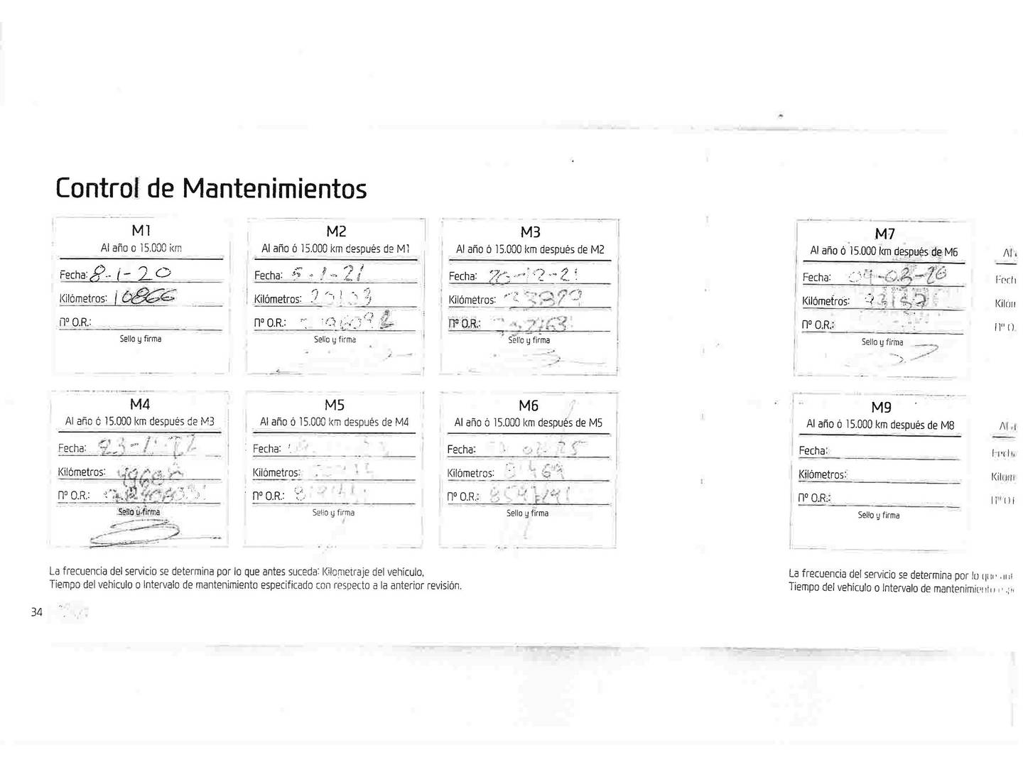 Foto del mantenimiento del Hyundai Kona Hyundai Kona 1.0 TGDI Klass 4x2 (120 CV)