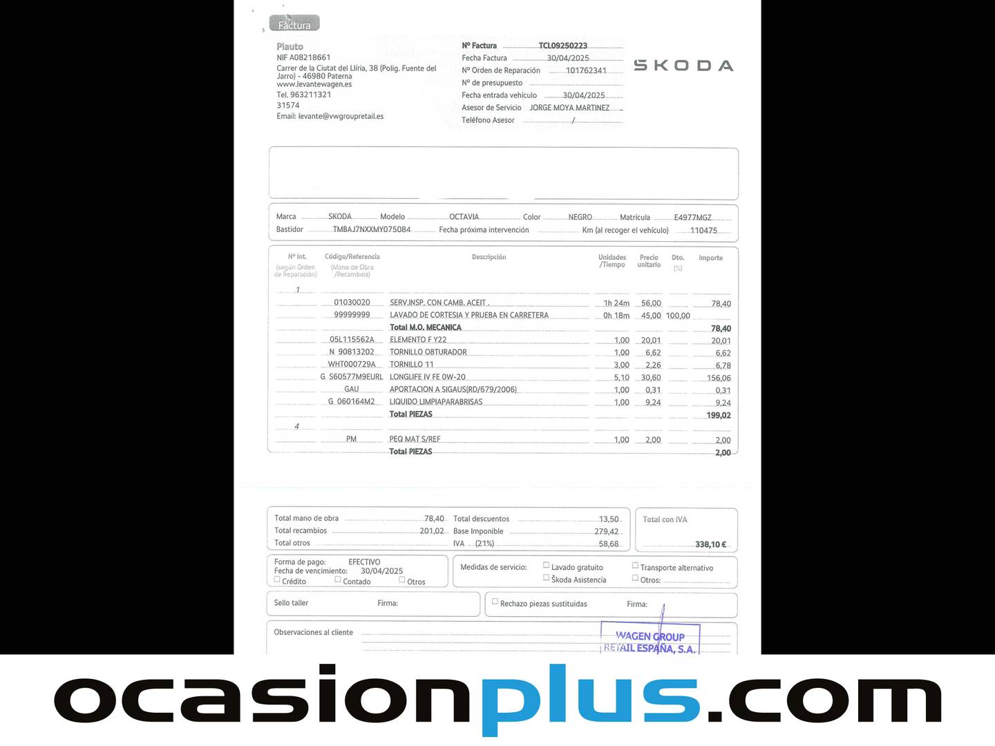 Skoda Octavia Skoda Octavia 2.0 TDI Ambition DSG (150 CV) de ocasión