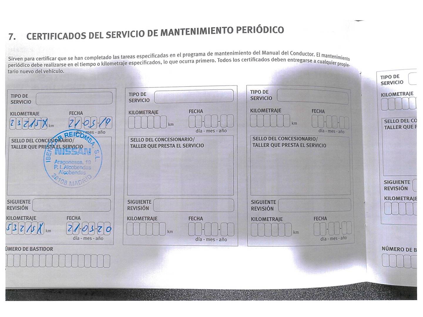 Foto del mantenimiento del Nissan JUKE Nissan Juke 1.5 dCi N-Connecta 4x2 (110 CV)
