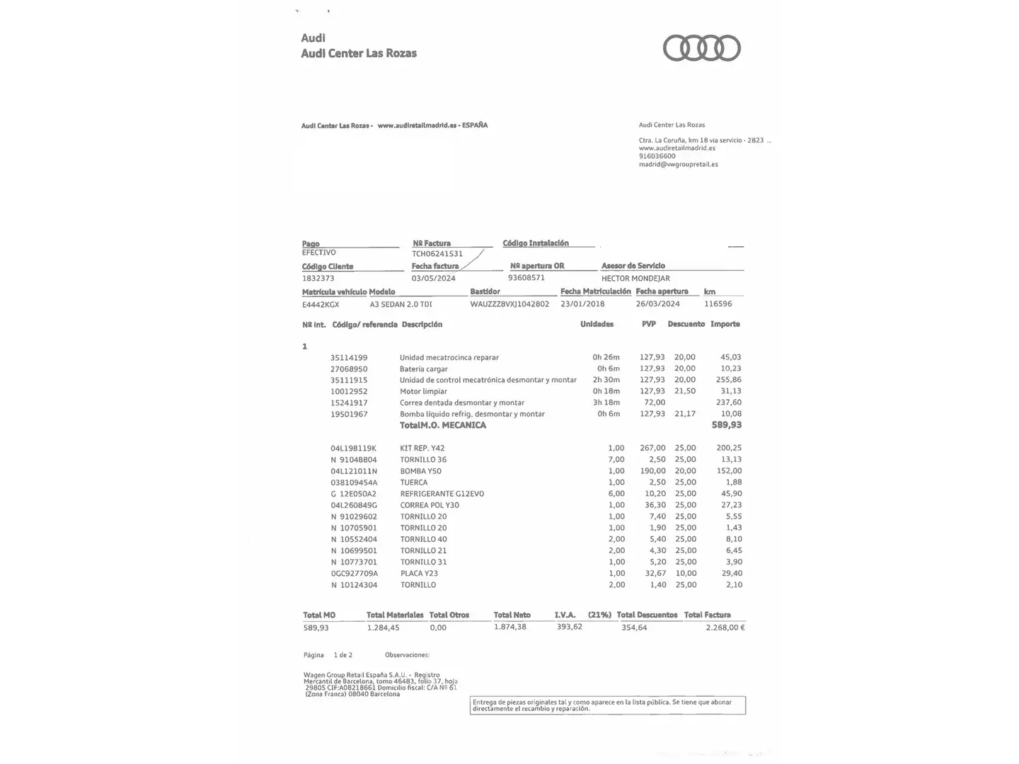 Foto Audi A3 Audi A3 Sedan S line edition 2.0 TDI (150 CV) S tronic