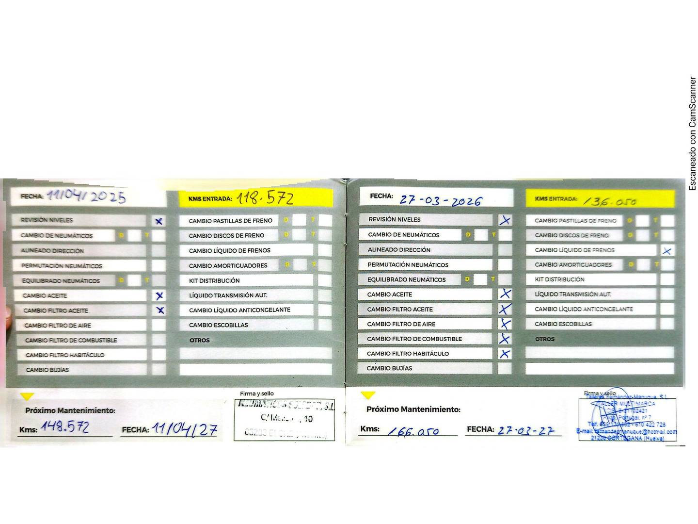 Foto del mantenimiento del Audi A4 Audi A4 Advanced edition 2.0 TDI (150 CV) S tronic