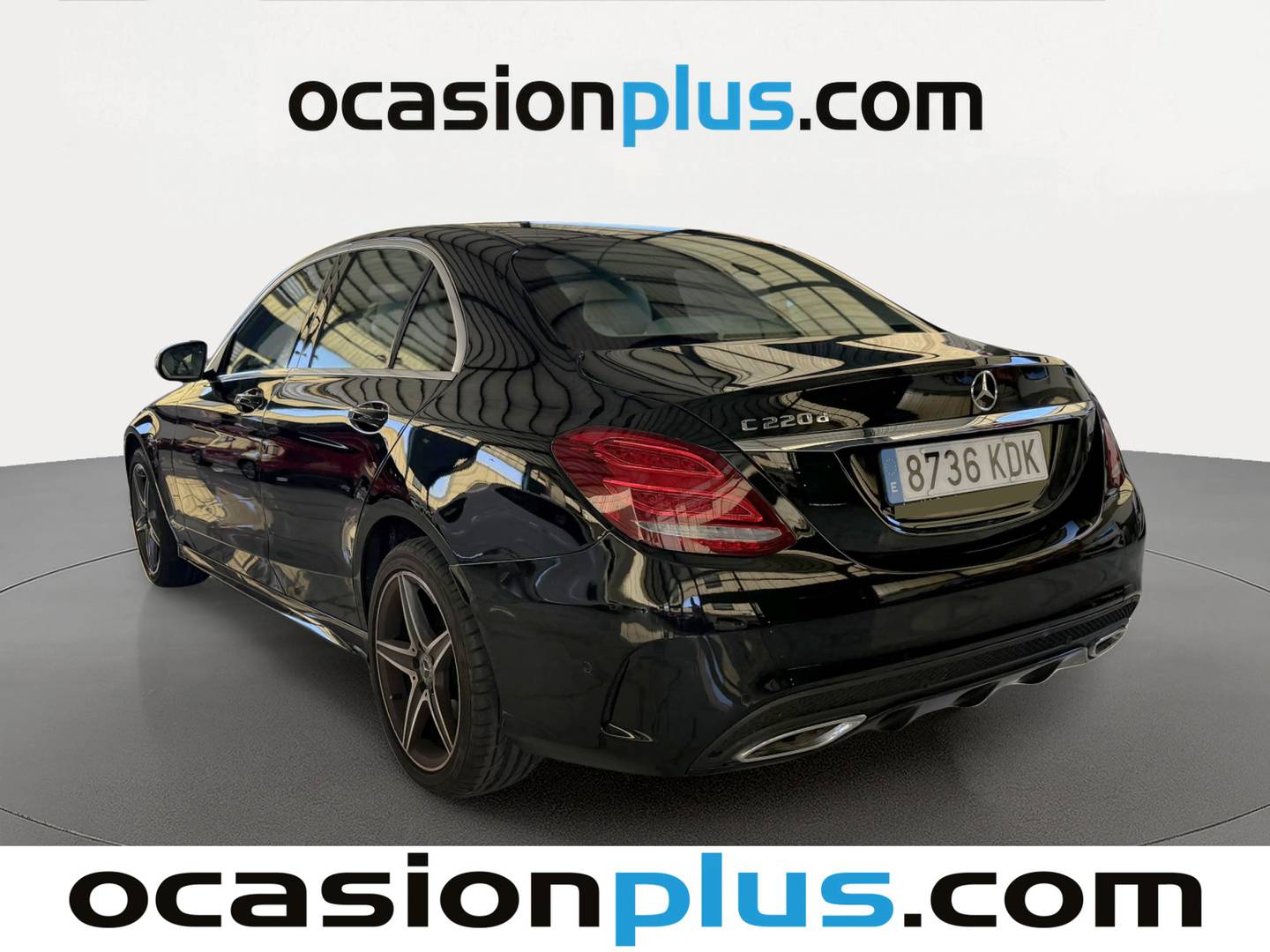 Foto trasera Mercedes Clase C Mercedes Clase C 220 d (170 CV) Pack AMG izquierda