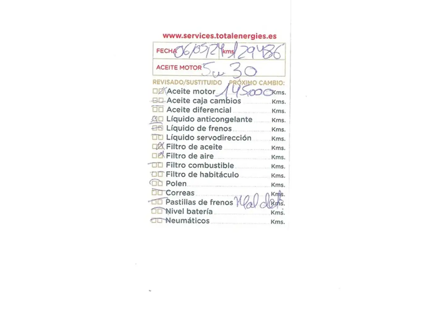 Mantenimiento