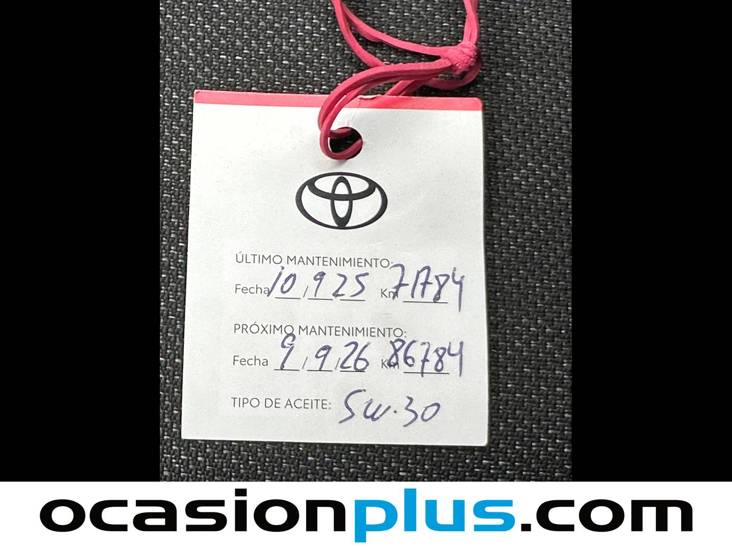 Foto del mantenimiento del Toyota Corolla Toyota Corolla 1.8 125H Style E-CVT (122 CV)
