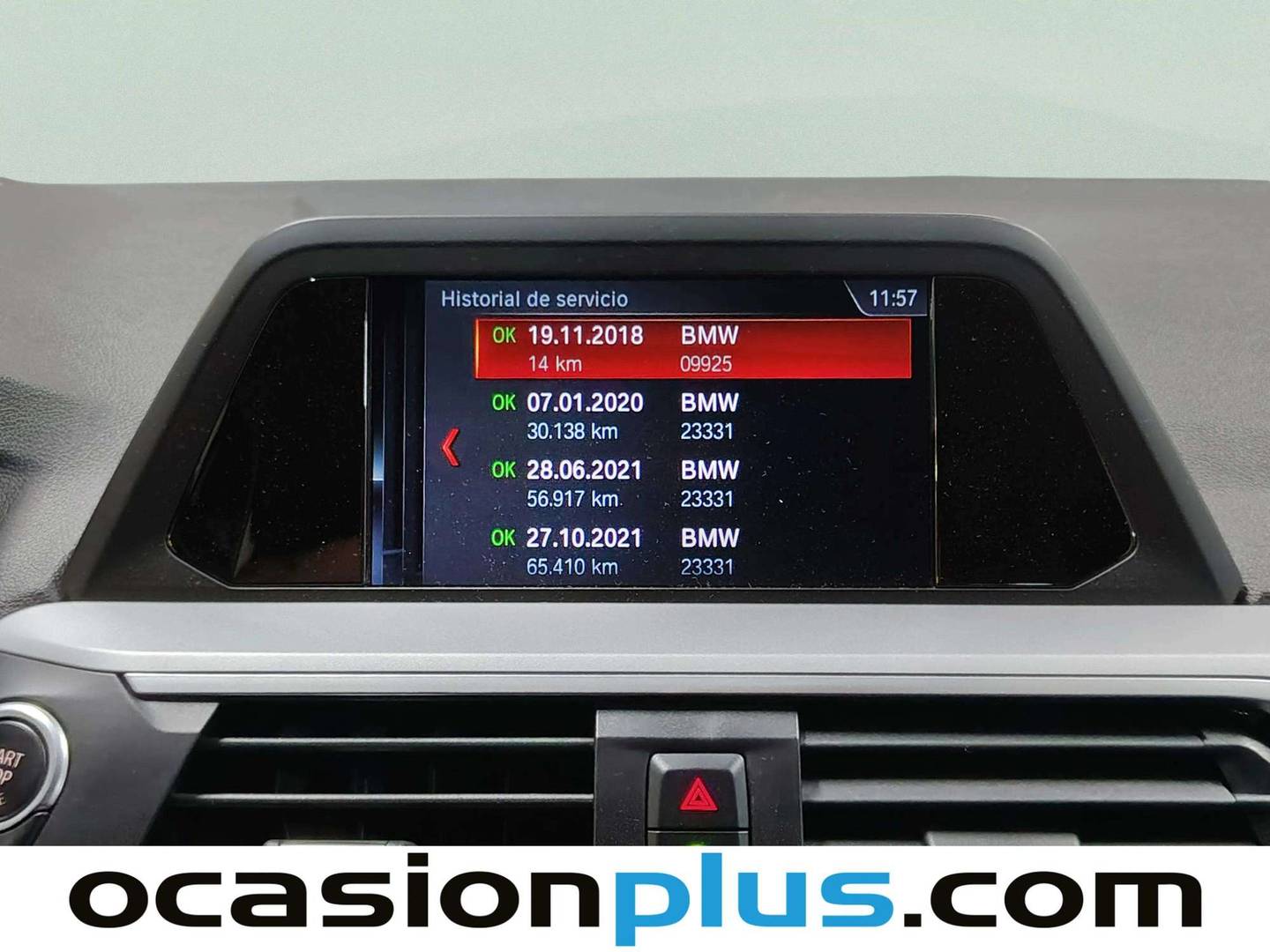 Foto del mantenimiento del BMW X3 BMW X3 xDrive20i (184 CV)