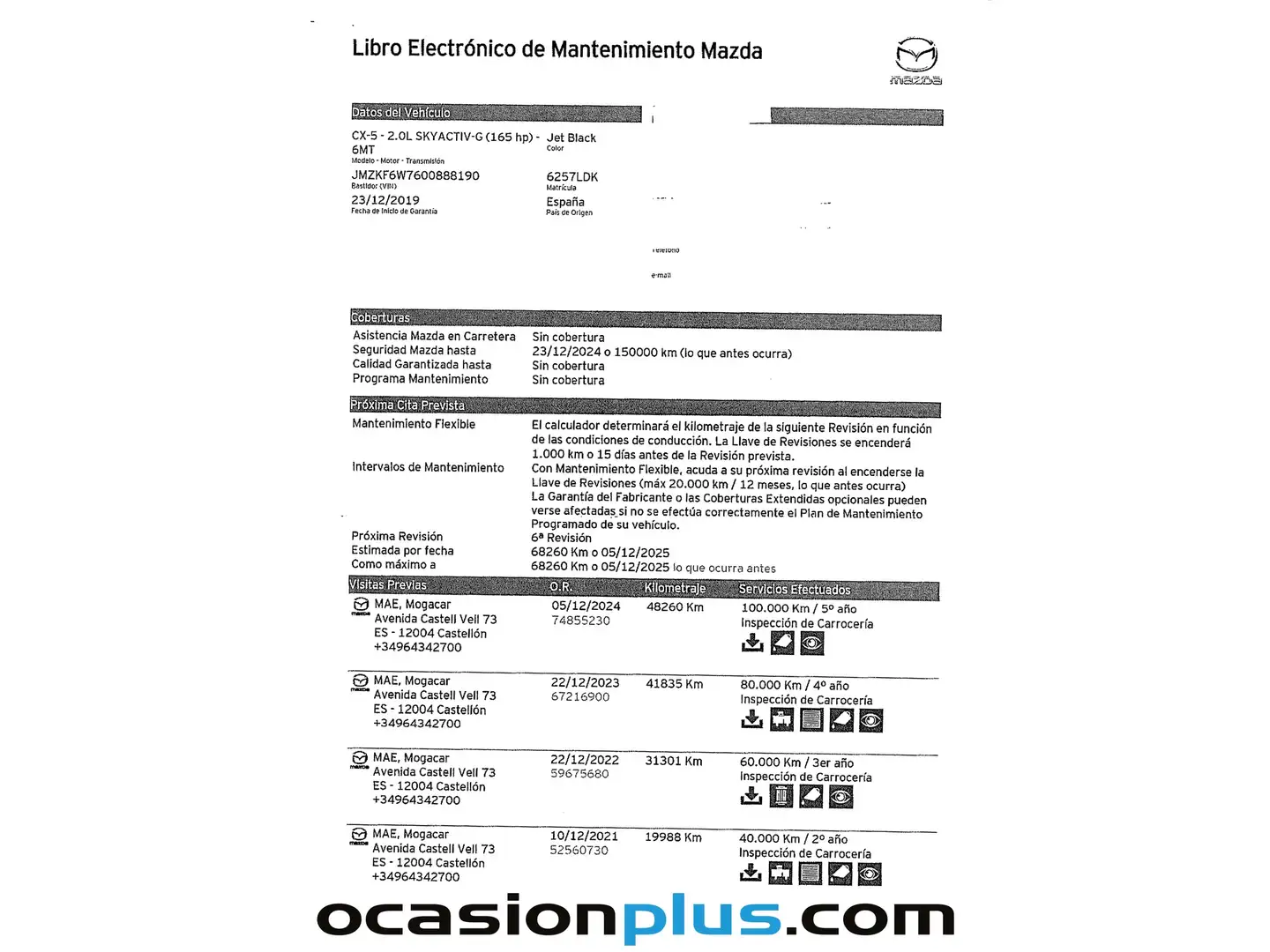 Foto Mazda CX-5 Mazda CX-5 2.0 G Zenith 2WD (165 CV)