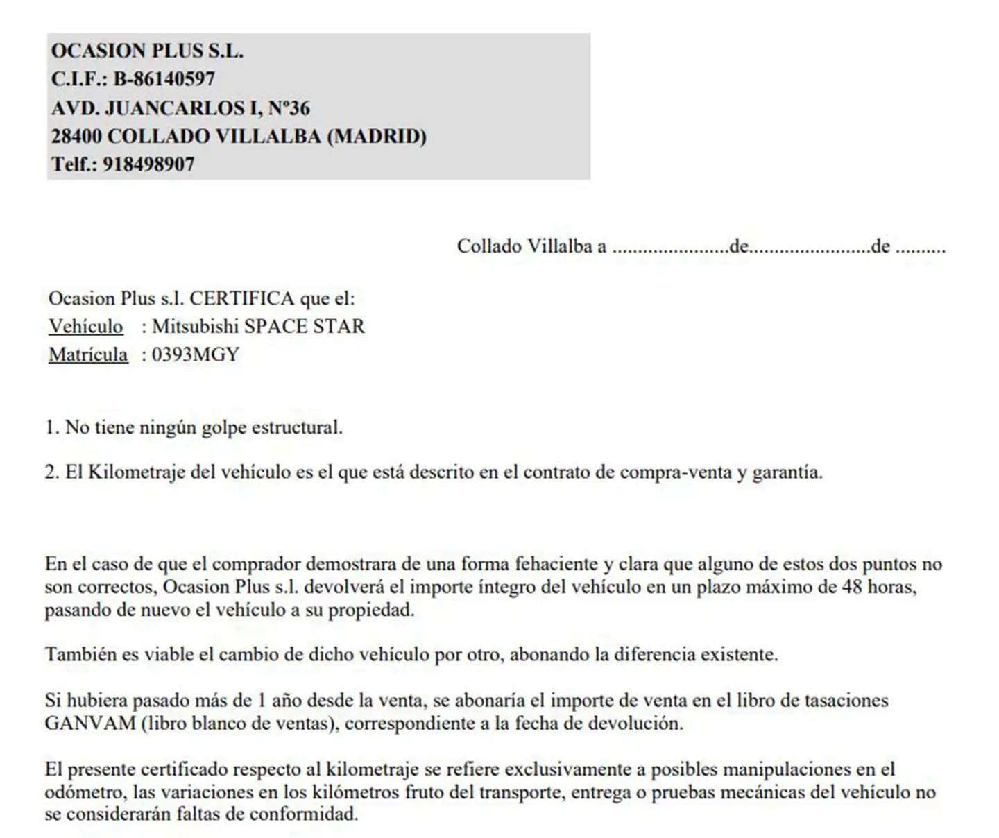 Foto Mitsubishi Space Star Mitsubishi Space Star 120 MPI Kaiteki (71 CV)