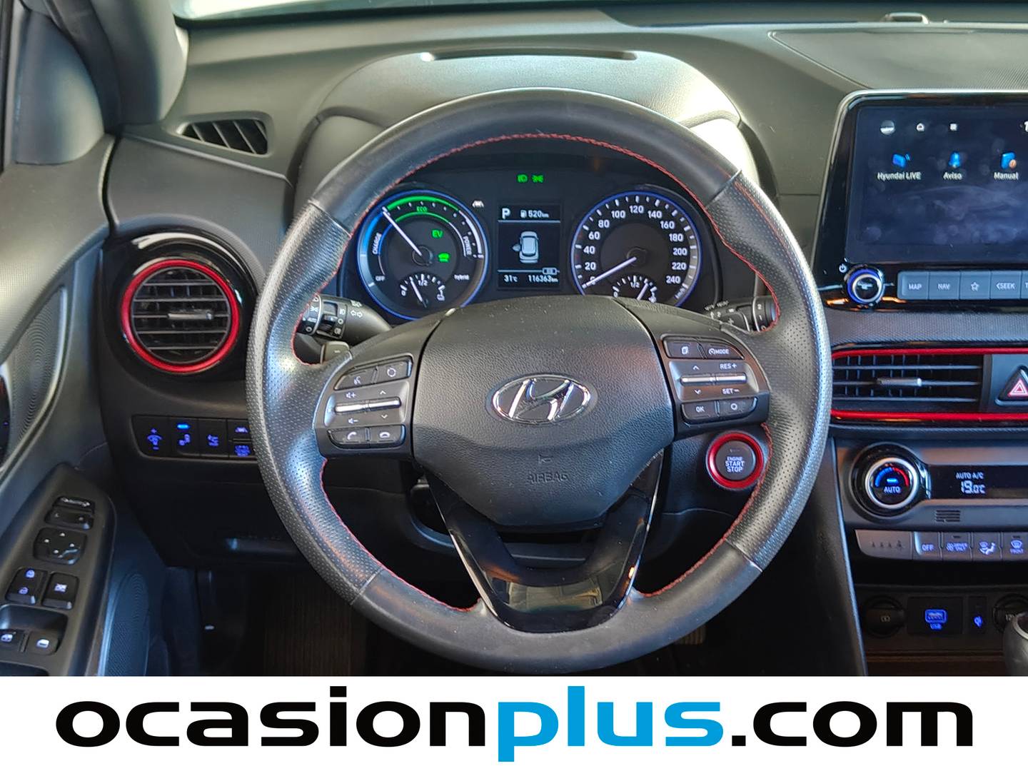 Hyundai Kona Hyundai Kona 1.6 GDI HEV Tecno Red DT (141 CV) de ocasión