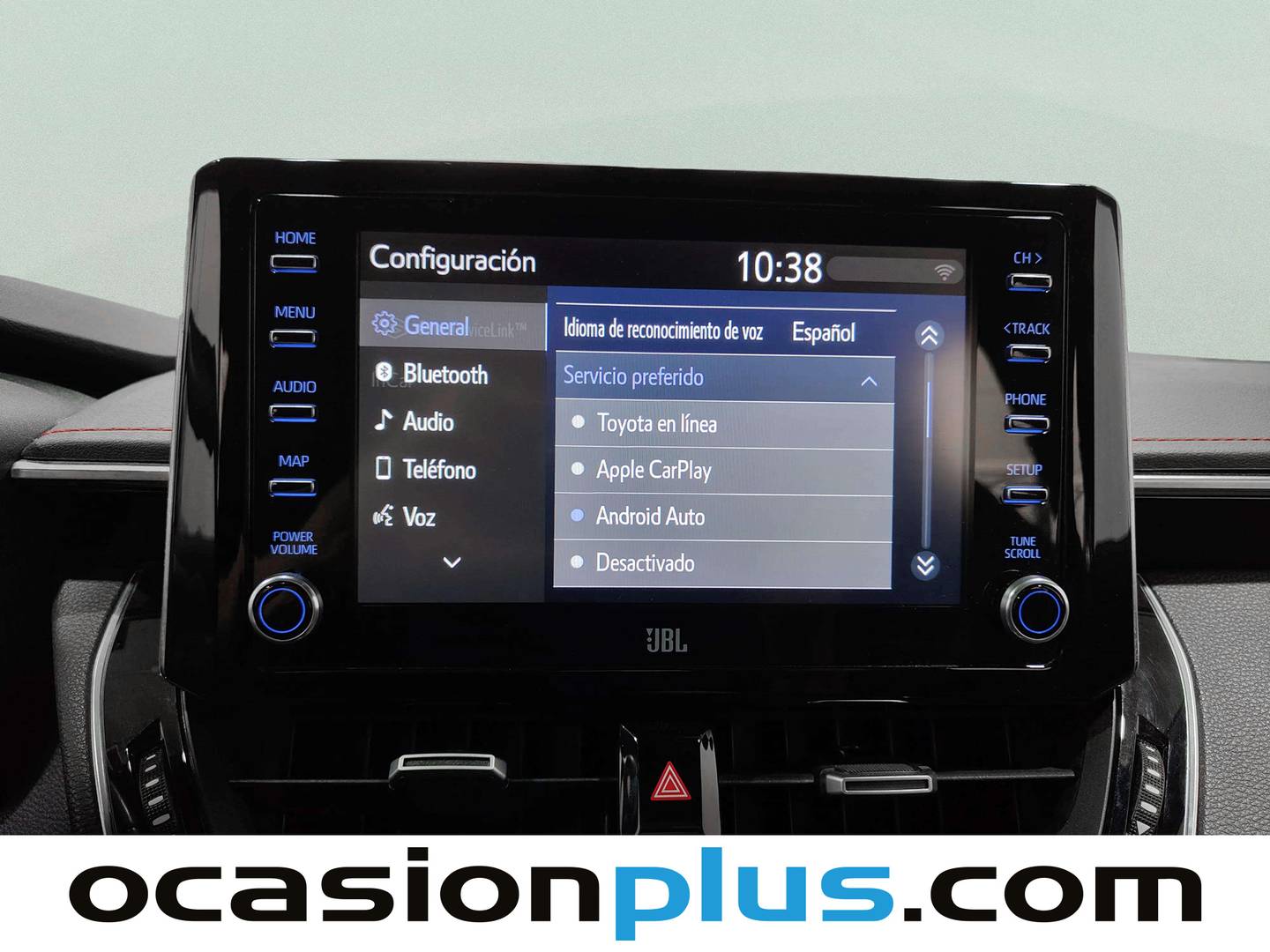 Equipamiento del Toyota Corolla Toyota Corolla 180H Advance E-CVT (180 CV)